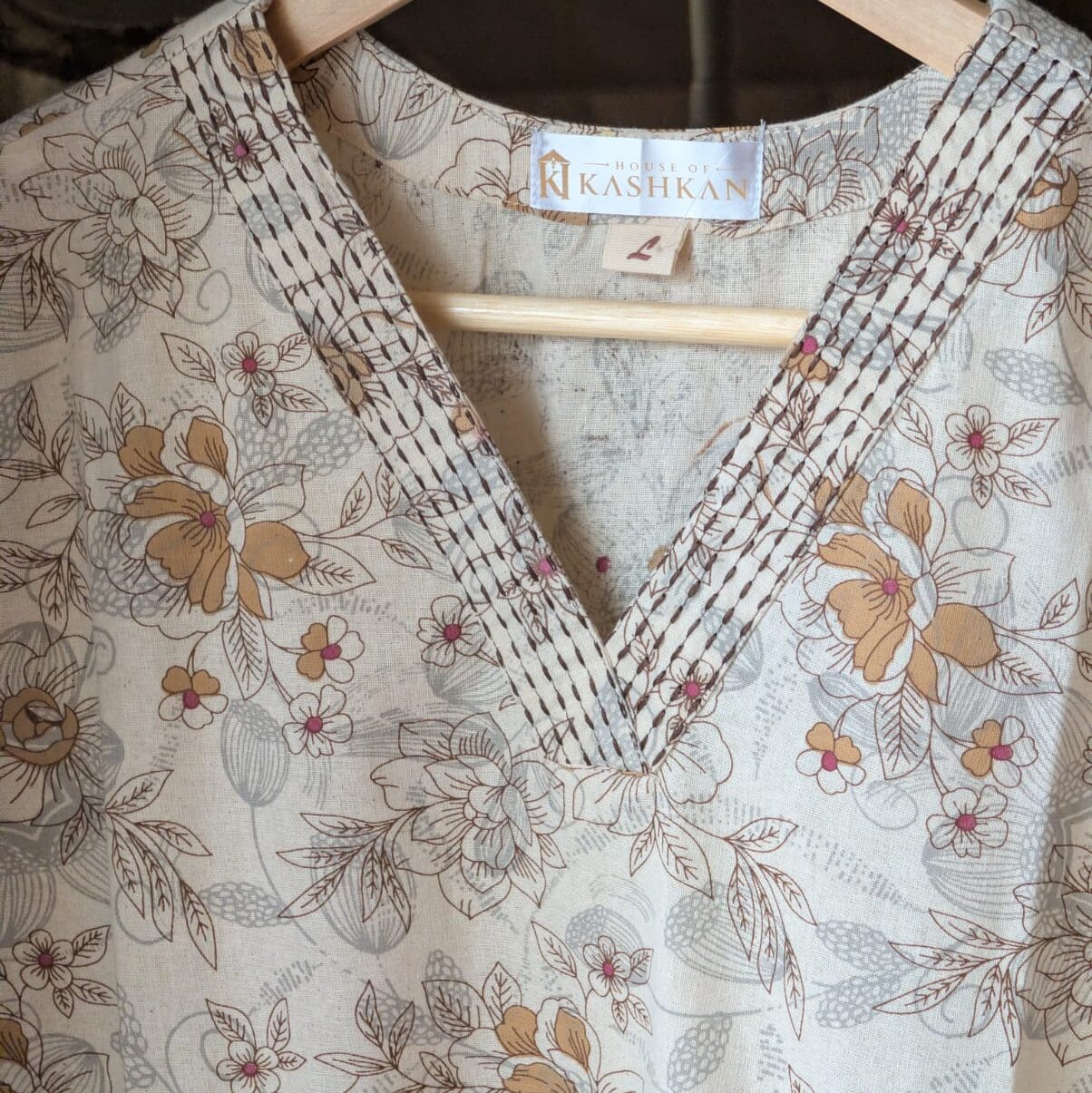 Pure cotton printed coord set